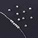 Pandahall 200pcs Antique Silver Tibetan Style Bicone Spacer Beads Metal Beads for Bracelet Making (4x4.5mm)