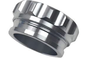 FPTPEHPC ID 2"/50.8mm Weld Gas Cap Universal Aluminum Alloy Fuel Cap with Weld On Filler Neck Oil Tank Cap for Automotive and Industrial Applications