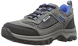 Hi-Tec Hillside Low Waterproof JR Hiking Shoe (Toddler/Little Kid/Big Kid),Charcoal/Blue/Black,4 M US Big Kid