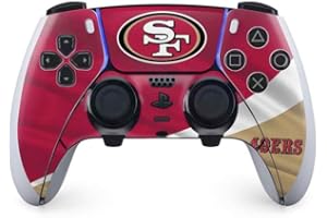 Skinit Decal Gaming Skin Compatible with PS5 DualSense Edge Pro Controller - Officially Licensed NFL San Francisco 49ers Design