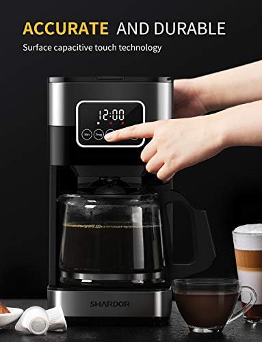 SHARDOR Filter Coffee Machine, Touch 