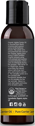 Plant Therapy Organic Jojoba Carrier Oil 4 fl. oz.