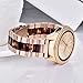 V-MORO Compatible Galaxy Watch 42mm Band Women,20mm Rose Gold Stainless Steel Strap with Tortoise Resin Bracelet Replacement Galaxy Watch 42mm SM-R810/Gear S2 Classic SM-R732/R735 Smartwatch