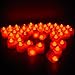 Flameless LED Tealight Candles Unscented LED Candles, Battery Power Flameless Candles 24 Packs, Smoke-free, Wind-proof, Best Decoration for Tables, Rooms