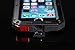 Amecer [Metal Series] Waterproof Shockproof Dust/Dirt Proof Aluminum Metal Military Heavy Duty Protection with Tempered Glass Screen Protect Cover Case for Apple iPhone 5/5S