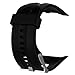 Feskio Garmin Forerunner 10 / Forerunner 15 GPS Running Watch Replacement Band Soft Silicone Replacement Wrist Watch Strap for Garmin Forerunner 10/Forerunner 15 GPS Running Watch (Small/Large Size)