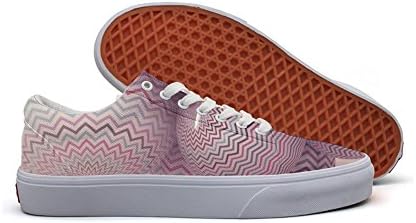 Abstract Geometric Stereoscopic Mesh Custom Canvas Sneakers Shoes