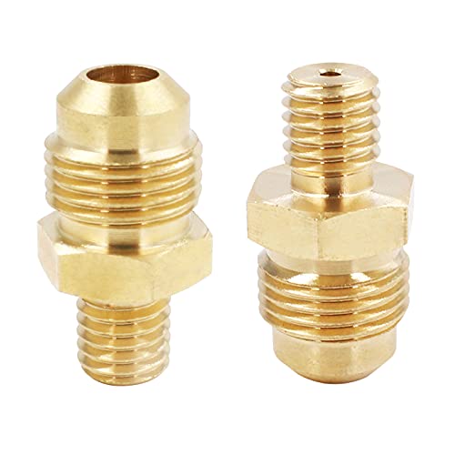 MENSI Brass Propane Gas Jet Nozzle Sprayer 1.96mm Orifice(0.0772") with 3/8" Male