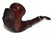 Pear Wood Hand Carved Tobacco Smoking Pipe DALI #2 + Pouch