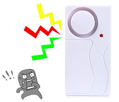 Amberfreda Com Zhang Hongjun Alarma Antirrobo Con Sensor Magnetico Inteligente Para Puerta Y Ventana Para Alarma De Seguridad De Puerta Remota En El Almacen De La Oficina En Casa Color Blanco Bebe Calienta Biberones