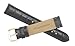 Mens Alligator Grain Watchband Black 18mm Watch Band - by JP Leatherworks