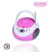 Jaras JJ-Box89 Pink/White Sport Portable Stereo CD Player with AM/FM Stereo Radio and Headphone Jack Plugthumb 1