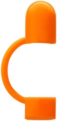 Zeaya Silicone Pencil Protective Cap Cover Anti-Lost Holder Connector Tether for Apple Pencil (Orange)
