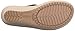 crocs Women's A-Leigh Crisscross W Wedge Sandal, Hazelnut/Chai, 7 M US