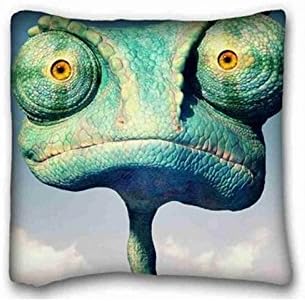 Christmas Rabbit Funny Animals Snout Mug Eyes View Lizard Character Zippered Soft Throw Pillow Case Twin Sides Pillowcase Cover