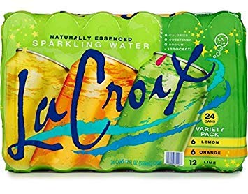 La Croix Sparkling Water Variety Pack 12oz Cans 24 Pack (Lemon,Lime,Orange) - Thumbnail 4