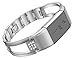 Watch Accessories Wristband Metal Adjustable Replacement Bands for Fitbit Charge 2/Fitbit Charge 2 Band