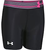 Under Armour Girls' UA Strike Zone Slider LG (14-16 Big Kids) X One Size Black