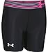 Under Armour Kids Girls' Strike Zone Slider (Big Kids), Black/White 1 MD (10-12