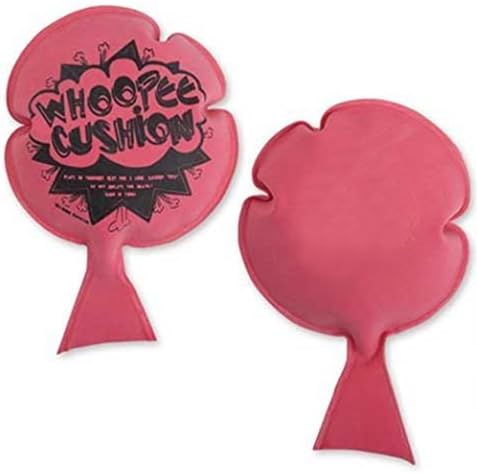 Color Approx. 15 cm ROCKYMART Lot of 12 Whoopie Whoopee Cushion Fart Gag Joke Trick Prank Novelty Party Favor 6 RED