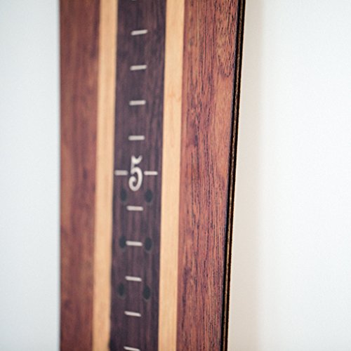 Growth Chart Art | Wooden Snowboard Height Chart for Kids, Boys, Girls for Measuring Height of Kids, Nursery Wall Decor | Baby Snowboard | Traditional Wood