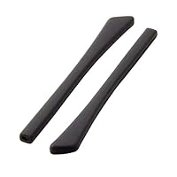 1 Pair Glasses Temple End Tips Ear Pads Tube Black
