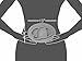 Kids Silicone Placemat Divided Plate for Toddler High Chair with Travel Bag Elephant Salbree (Medium Gray)