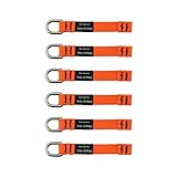 Ergodyne Squids 3700 Web Tool Tail Attachments, 6-Pack, 2 Pounds, Medium Length|4.5