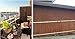 Master Garden Products WTF-6 Twig Privacy Screen, 72 by 96-Inch Willow Fencing, 6'H x 8'W, Brown