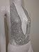 Silver Sequin Crop Top for Women | Shiny Rhinestone Mesh Crop Top | Stylish Nightclub, Party, Dinner & Evening Outfit