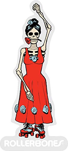 RollerBones Bearing Spacers .285" (RollerBones Bearing Spacers .285", Dancing Girl Sticker, 16 Speed Washers, and CCS Sticker)