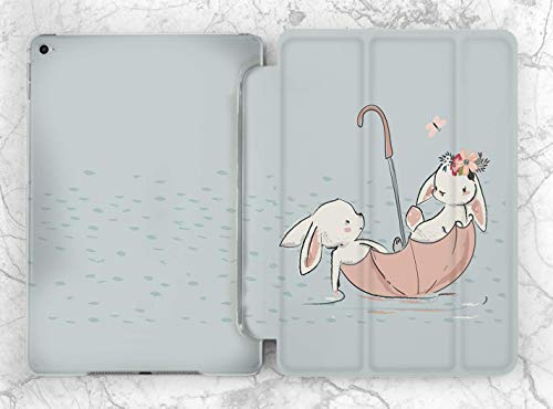 Baby Blue Rabbit Design Case For Apple iPad Mini 1 2 3 4 iPad Air 2 iPad Pro 9.7 10.5 12.9 inch iPad 9.7 inch 2017 2018 - Thumbnail 4