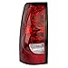 Brock Replacement Driver Tail Lamp Lens, Bulb and Wiring Harness Compatible with 2004-2007 Silverado Fleetside Pickup Truck 19169004
