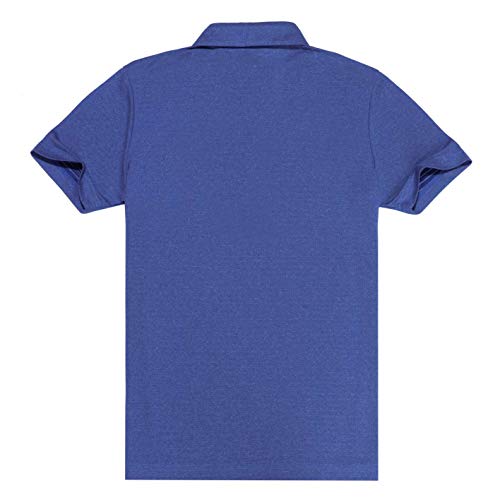 image for EAGEGOF Regular Fit Men's Performance Polo Shirt Stretch Tech Golf Shi