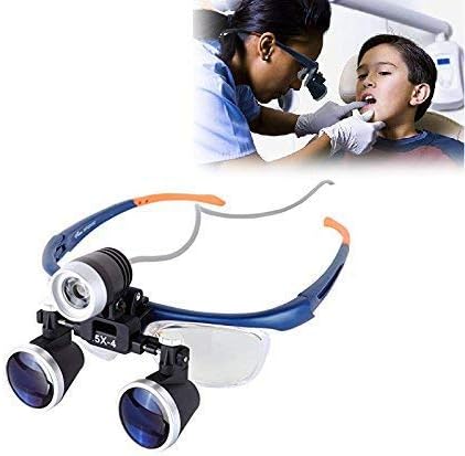 Medical Dental Surgical Loupes, 3.5X Two-way Adjustment Goggles Frame Binocular Magnifying Glasses Loupe ((360-460 mm))