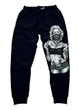 Marilyn Monroe Standing Bandana Men's Jogger Training Black Pants Running Fitted (2XL, Black)
