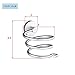 Cavoli Hair Dryer Holder,Wall Mounted,Space Aluminum,Rack Hanging Storage,Hanging the Plug (Silver)