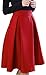 Eyekepper Womens Solid Vintage Women High Waist Full A Line Pleated Skirts