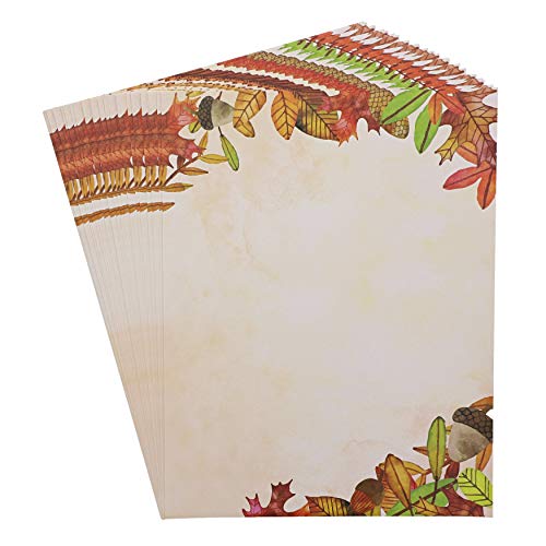 Sustainable Greetings Fall Autumn Stationery Paper and Envelopes (Set of 48) - Thumbnail 4