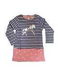 Hatley Little Girls' Color Block Dress - Show Horses