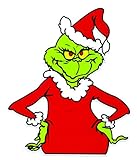 Grinch that Stole Christmas Sticker Decal Dr. Seuss Outdoor Durable 4.5t x 3.75w