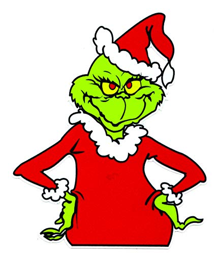 Grinch that Stole Christmas Sticker Decal Dr. Seuss Outdoor Durable 4.5t x 3.75w