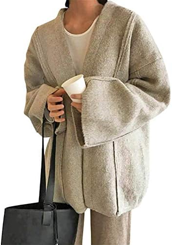 Airby Women’s Knit Cardigan, Coat, Oversized Wide Sleeve, S – XL