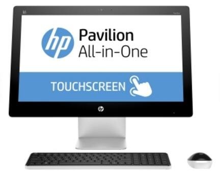HP Pavilion 23 Inch IPS Touchscreen Full HD All-in-One Desktop Flapship Edition Intel Core i7-4785T Quad-Core 8GB 1TB DVD Windows 10 Home Keyboard and Mouse