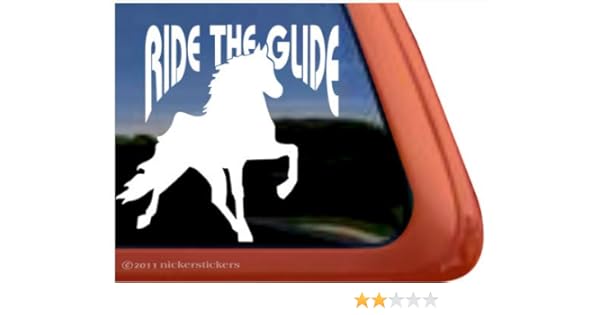 Ride the GlideHigh Quality Vinyl Tennessee Walking Horse Window Decal Sticker