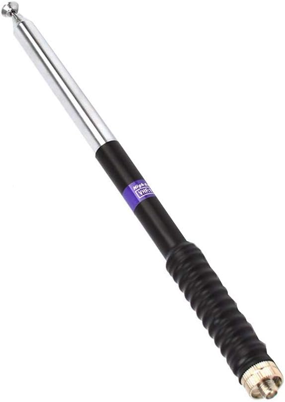 Chowceng VHF Telescopic Antenna SMA Female 136-174mHz Retractable Radio Antenna Aerial for Walkie Talkie