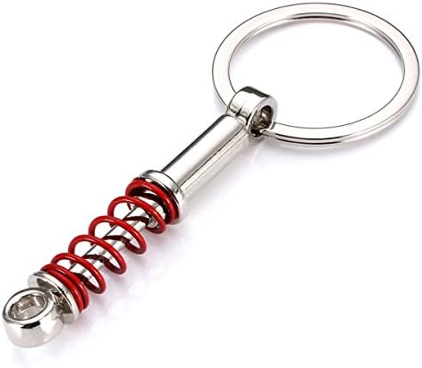 Auto Parts Shock Absorber Shape Key Chain Ring keyfob Gift
