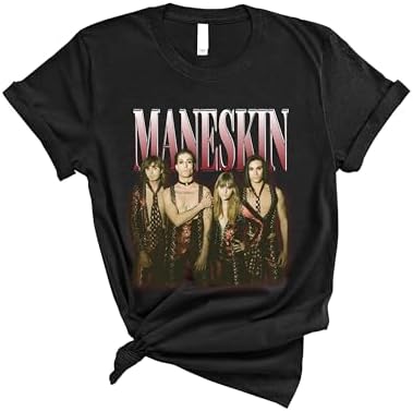 Amazon.com: Måneskin Pink Fisheye T-Shirt : Clothing, Shoes & Jewelry