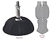 Leofoto SC-80 Rubber Feet, Tripod Feet, Anti-Slip, Drop Notch for Low Angle, 3/8