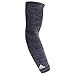 adidas Unisex Compression Arm Sleeve, Black-Onix Space Dye/White, Small/Medium